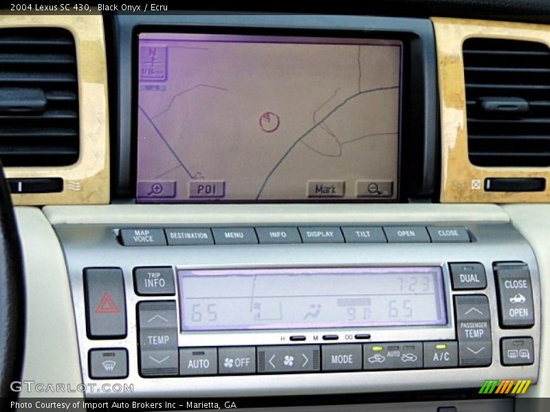 Black Onyx / Ecru 2004 Lexus SC 430