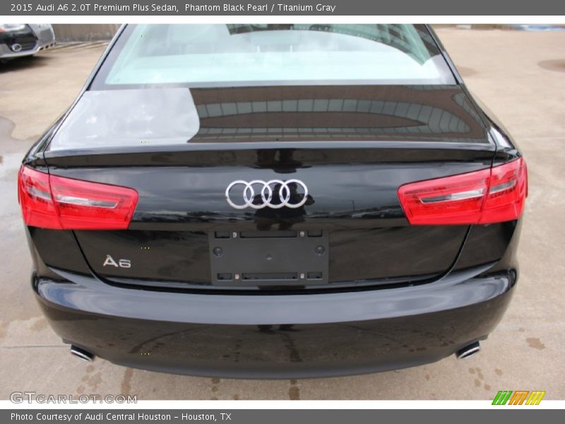 Phantom Black Pearl / Titanium Gray 2015 Audi A6 2.0T Premium Plus Sedan