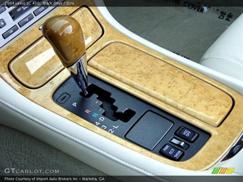 Black Onyx / Ecru 2004 Lexus SC 430