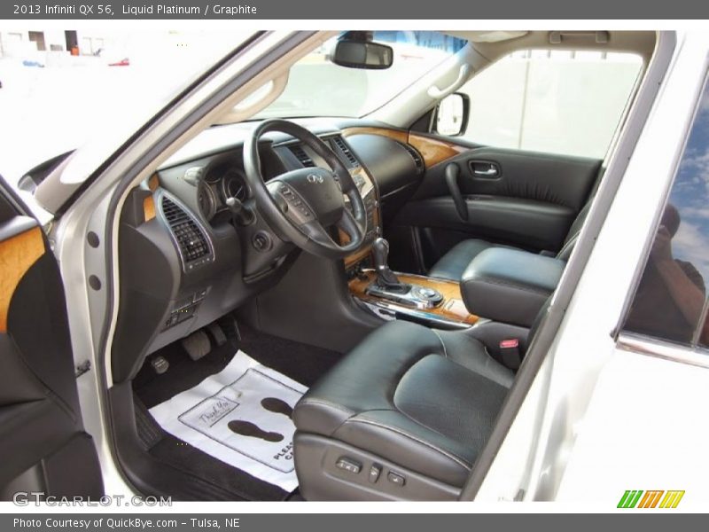 Liquid Platinum / Graphite 2013 Infiniti QX 56