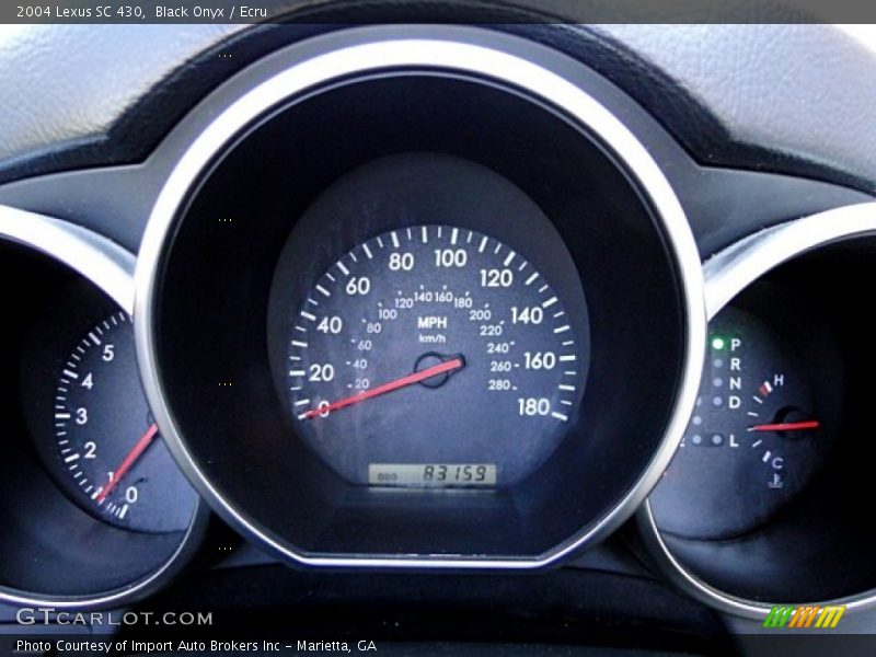 Black Onyx / Ecru 2004 Lexus SC 430