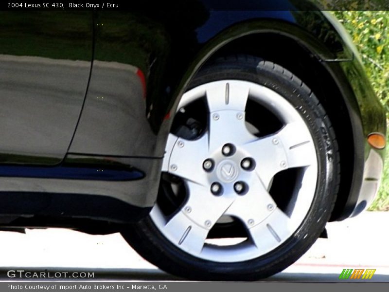 Black Onyx / Ecru 2004 Lexus SC 430
