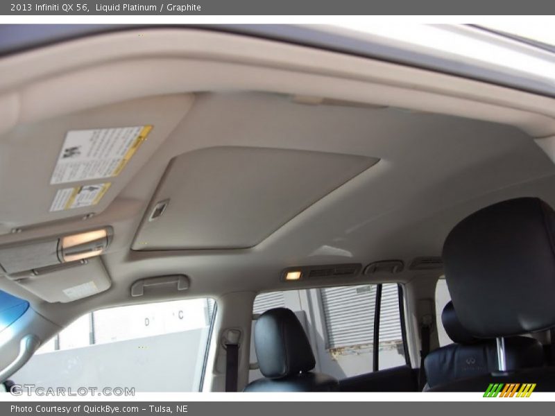Liquid Platinum / Graphite 2013 Infiniti QX 56