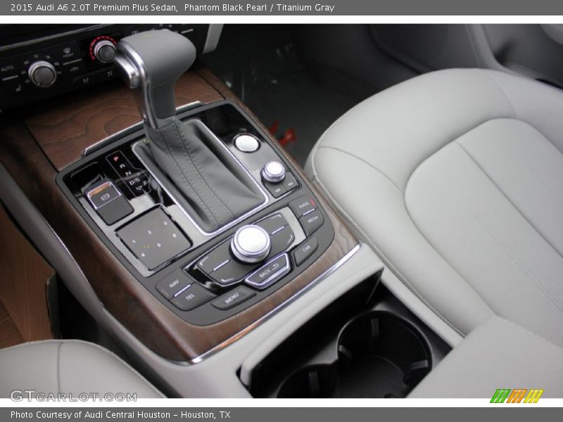 Phantom Black Pearl / Titanium Gray 2015 Audi A6 2.0T Premium Plus Sedan