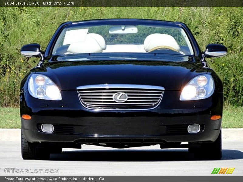 Black Onyx / Ecru 2004 Lexus SC 430