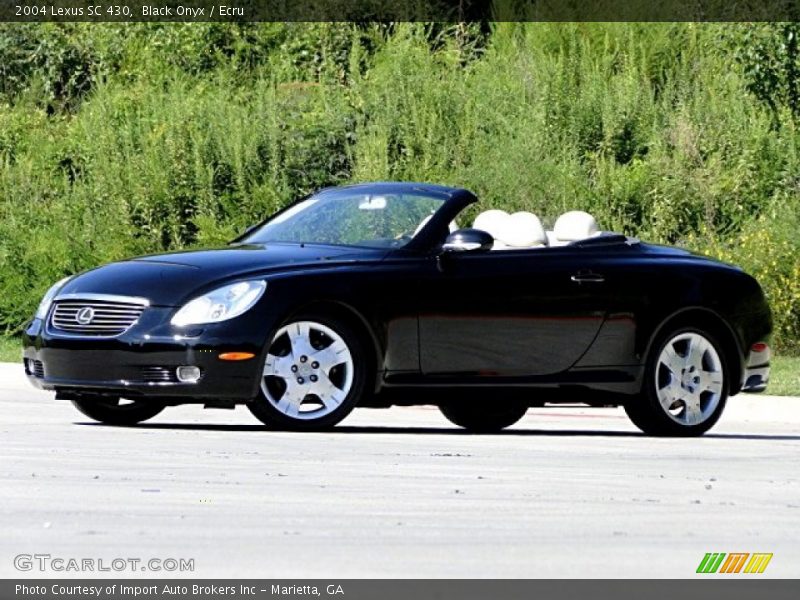 Black Onyx / Ecru 2004 Lexus SC 430