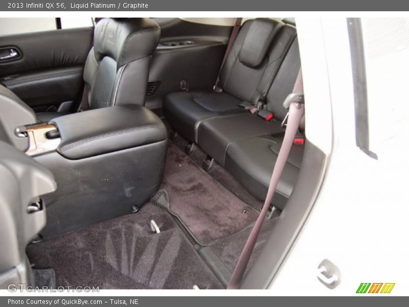 Rear Seat of 2013 QX 56