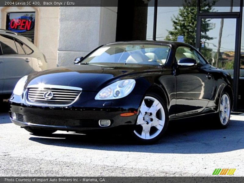 Black Onyx / Ecru 2004 Lexus SC 430