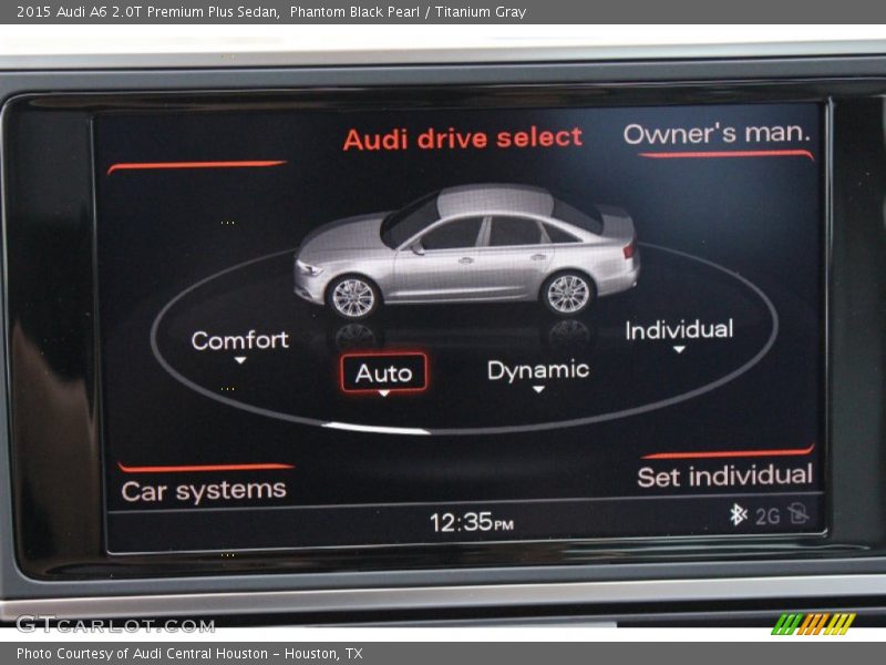 Phantom Black Pearl / Titanium Gray 2015 Audi A6 2.0T Premium Plus Sedan