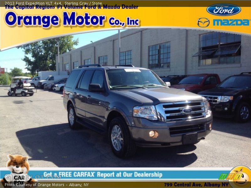 Sterling Gray / Stone 2013 Ford Expedition XLT 4x4