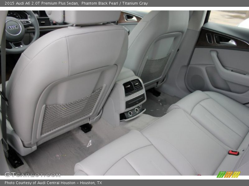 Phantom Black Pearl / Titanium Gray 2015 Audi A6 2.0T Premium Plus Sedan