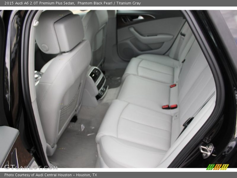 Phantom Black Pearl / Titanium Gray 2015 Audi A6 2.0T Premium Plus Sedan