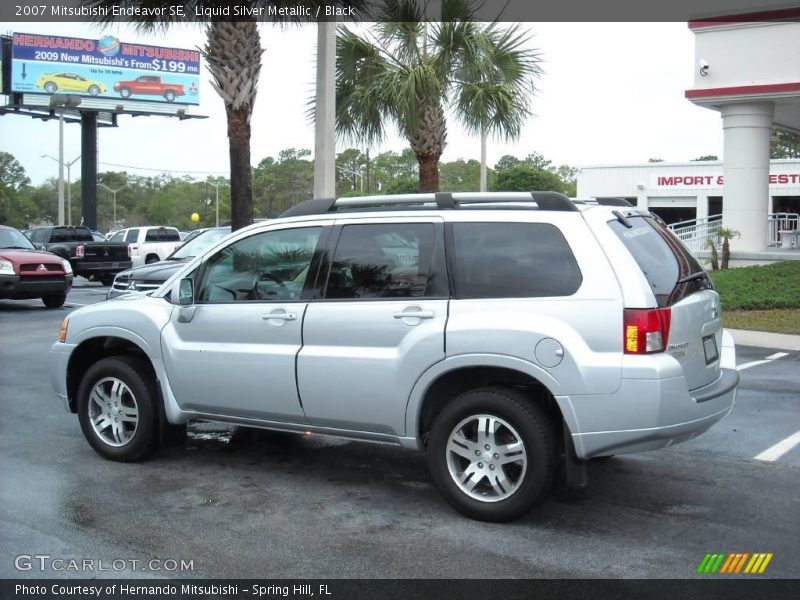 Liquid Silver Metallic / Black 2007 Mitsubishi Endeavor SE
