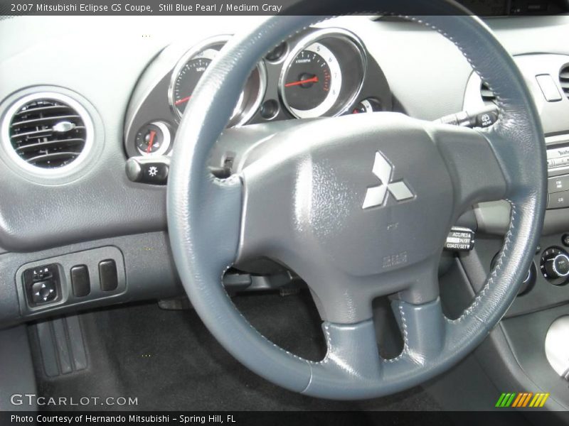 Still Blue Pearl / Medium Gray 2007 Mitsubishi Eclipse GS Coupe