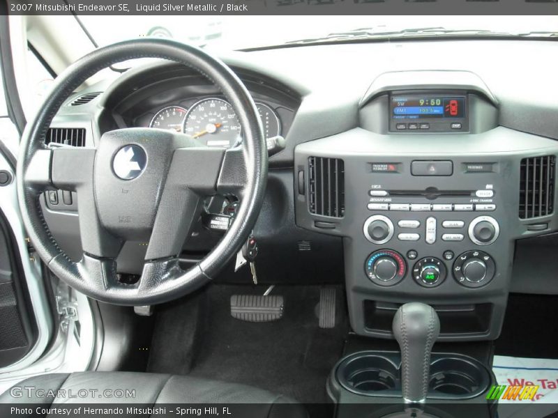 Liquid Silver Metallic / Black 2007 Mitsubishi Endeavor SE