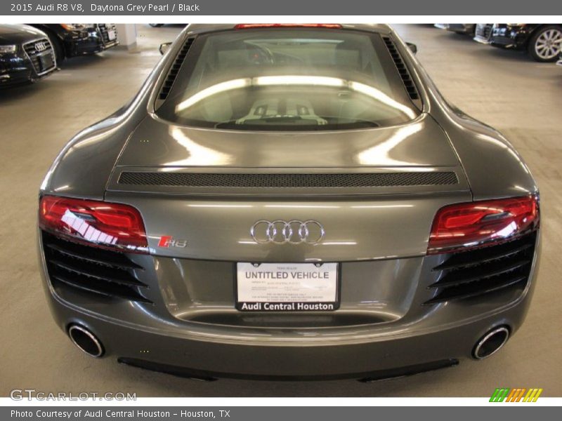 Daytona Grey Pearl / Black 2015 Audi R8 V8