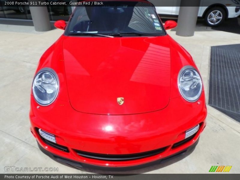 Guards Red / Black 2008 Porsche 911 Turbo Cabriolet