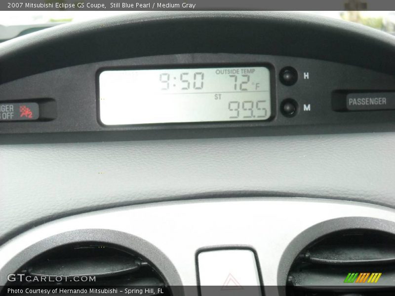 Still Blue Pearl / Medium Gray 2007 Mitsubishi Eclipse GS Coupe