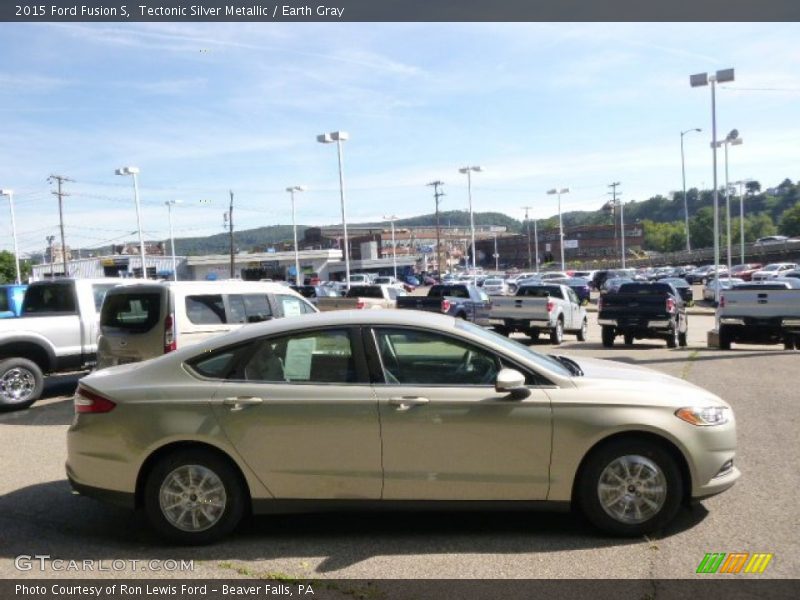 Tectonic Silver Metallic / Earth Gray 2015 Ford Fusion S