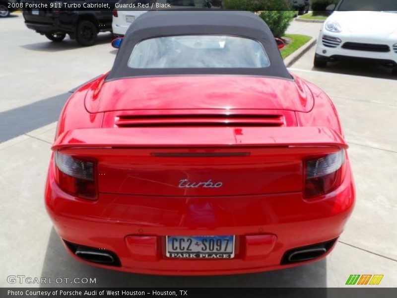 Guards Red / Black 2008 Porsche 911 Turbo Cabriolet