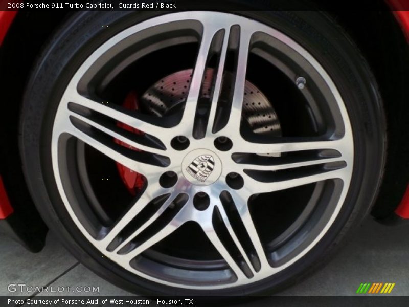 Guards Red / Black 2008 Porsche 911 Turbo Cabriolet