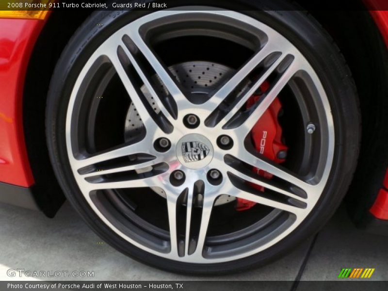 Guards Red / Black 2008 Porsche 911 Turbo Cabriolet