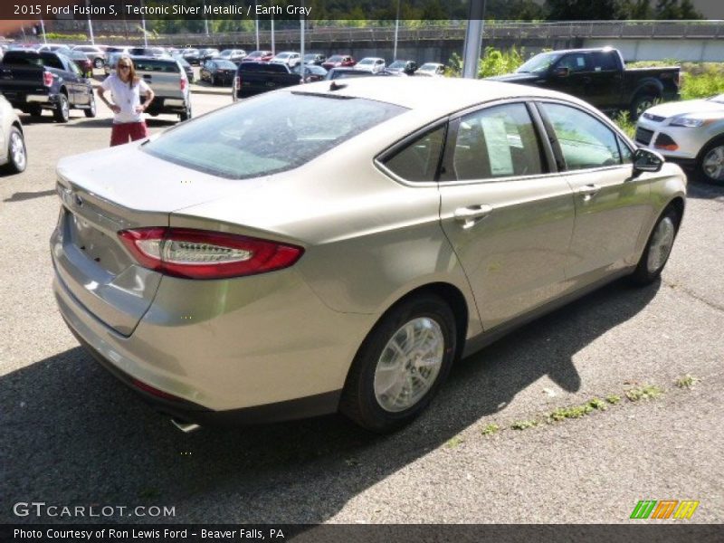 Tectonic Silver Metallic / Earth Gray 2015 Ford Fusion S