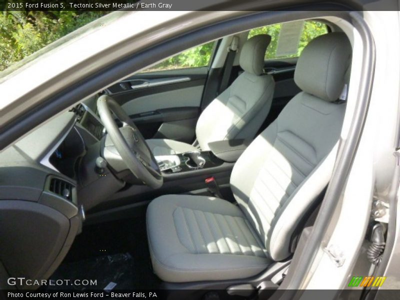 Tectonic Silver Metallic / Earth Gray 2015 Ford Fusion S
