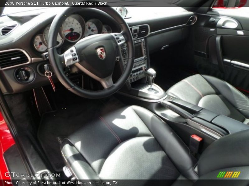 Guards Red / Black 2008 Porsche 911 Turbo Cabriolet