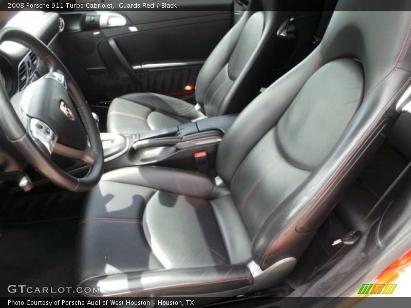 Guards Red / Black 2008 Porsche 911 Turbo Cabriolet