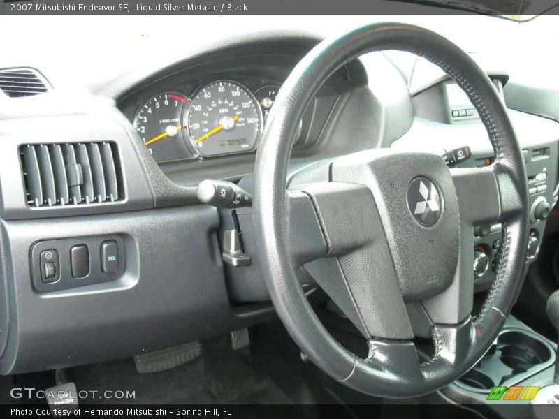 Liquid Silver Metallic / Black 2007 Mitsubishi Endeavor SE