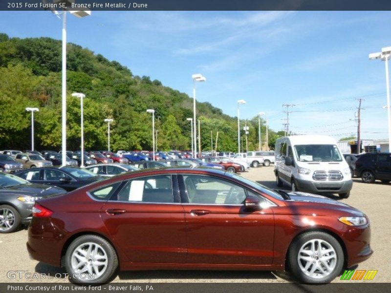  2015 Fusion SE Bronze Fire Metallic