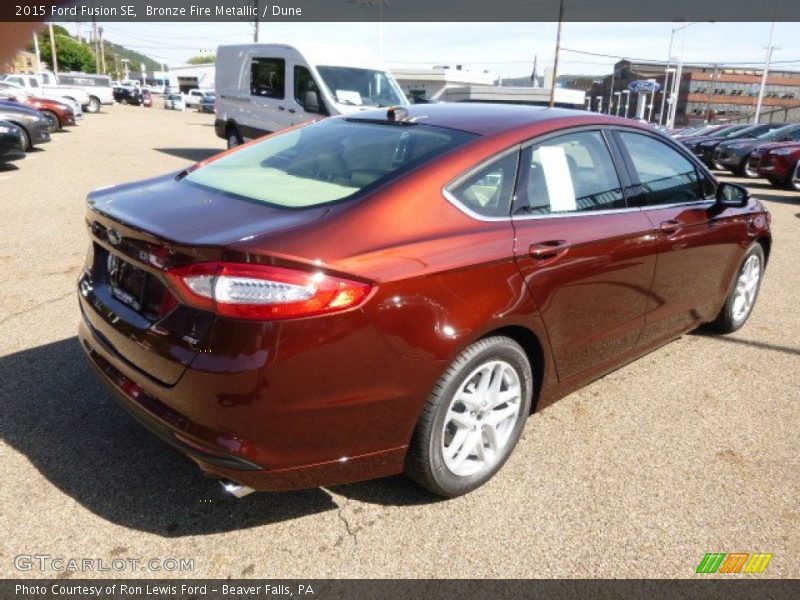  2015 Fusion SE Bronze Fire Metallic