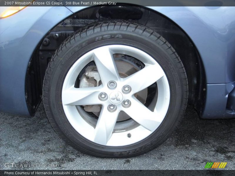 Still Blue Pearl / Medium Gray 2007 Mitsubishi Eclipse GS Coupe