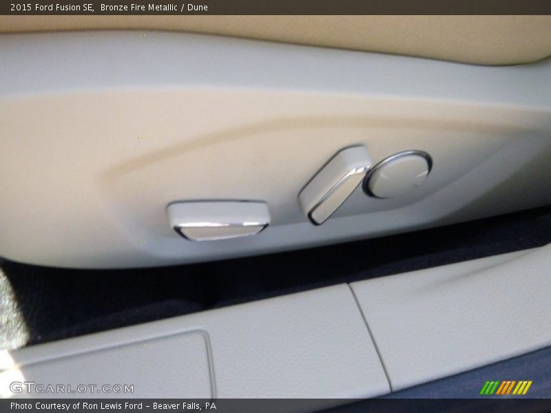 Bronze Fire Metallic / Dune 2015 Ford Fusion SE