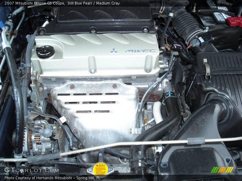 Still Blue Pearl / Medium Gray 2007 Mitsubishi Eclipse GS Coupe