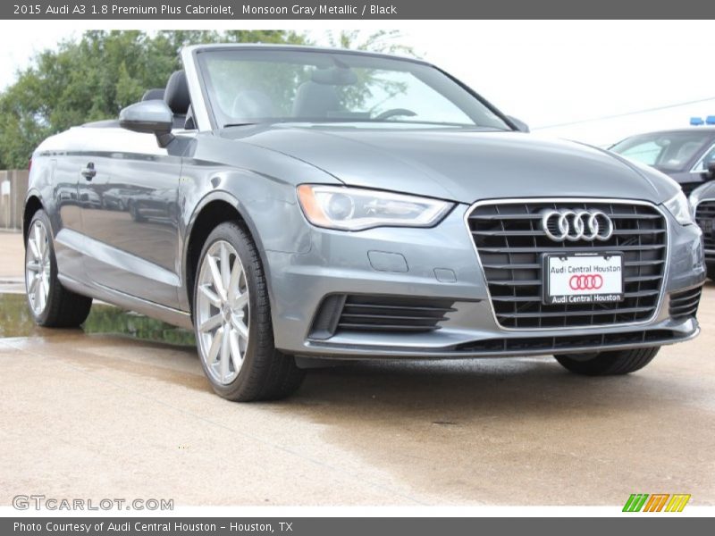 Monsoon Gray Metallic / Black 2015 Audi A3 1.8 Premium Plus Cabriolet