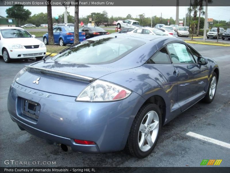 Still Blue Pearl / Medium Gray 2007 Mitsubishi Eclipse GS Coupe