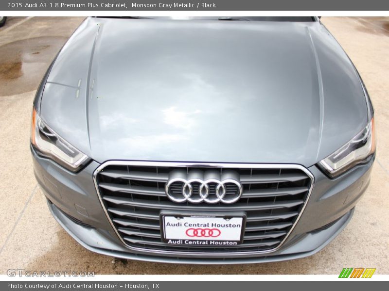 Monsoon Gray Metallic / Black 2015 Audi A3 1.8 Premium Plus Cabriolet
