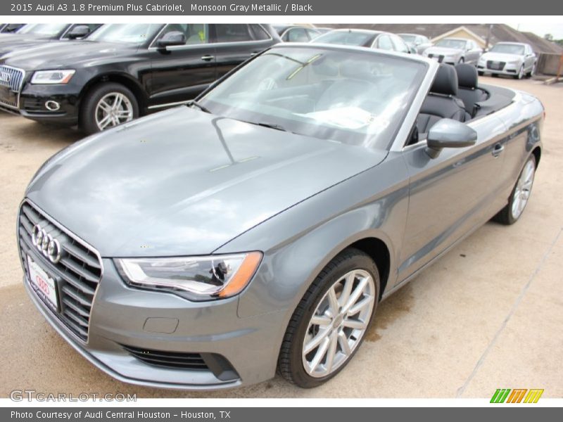 Monsoon Gray Metallic / Black 2015 Audi A3 1.8 Premium Plus Cabriolet