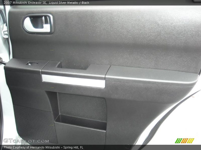 Liquid Silver Metallic / Black 2007 Mitsubishi Endeavor SE