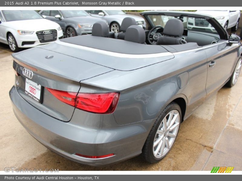 Monsoon Gray Metallic / Black 2015 Audi A3 1.8 Premium Plus Cabriolet