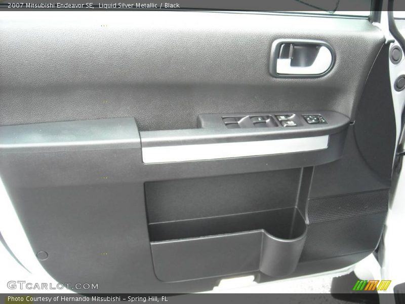 Liquid Silver Metallic / Black 2007 Mitsubishi Endeavor SE