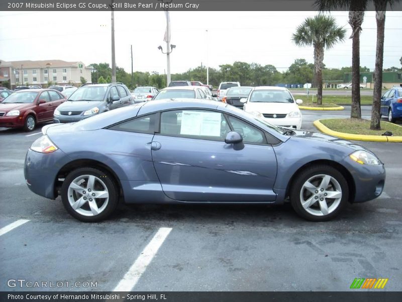 Still Blue Pearl / Medium Gray 2007 Mitsubishi Eclipse GS Coupe