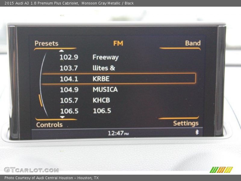 Monsoon Gray Metallic / Black 2015 Audi A3 1.8 Premium Plus Cabriolet