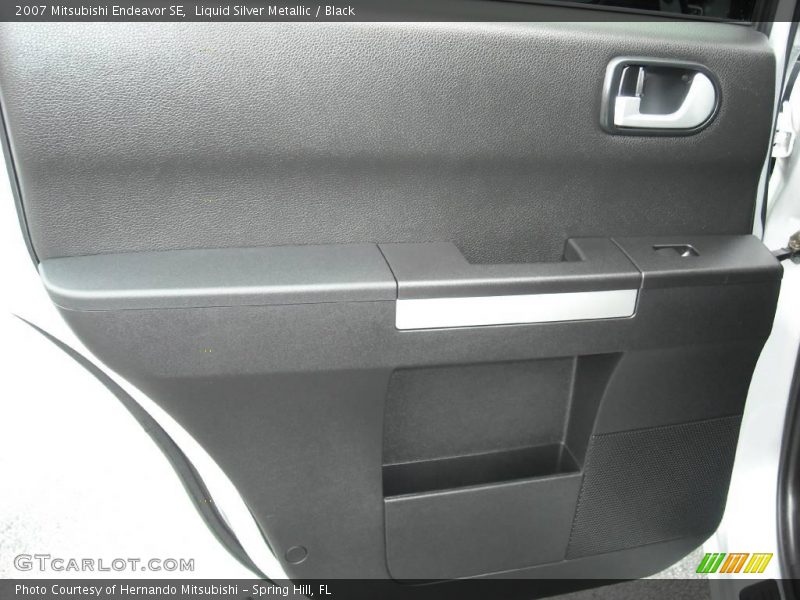 Liquid Silver Metallic / Black 2007 Mitsubishi Endeavor SE