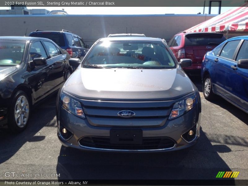 Sterling Grey Metallic / Charcoal Black 2012 Ford Fusion SEL