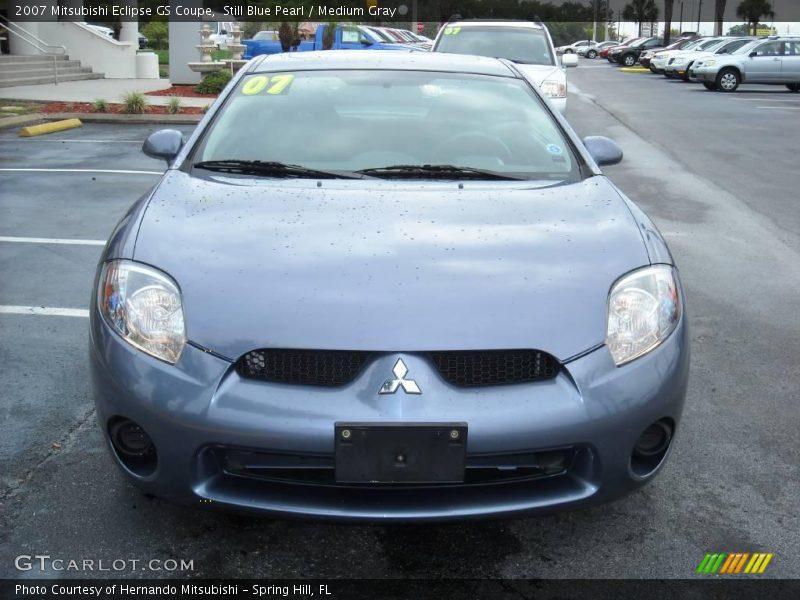 Still Blue Pearl / Medium Gray 2007 Mitsubishi Eclipse GS Coupe