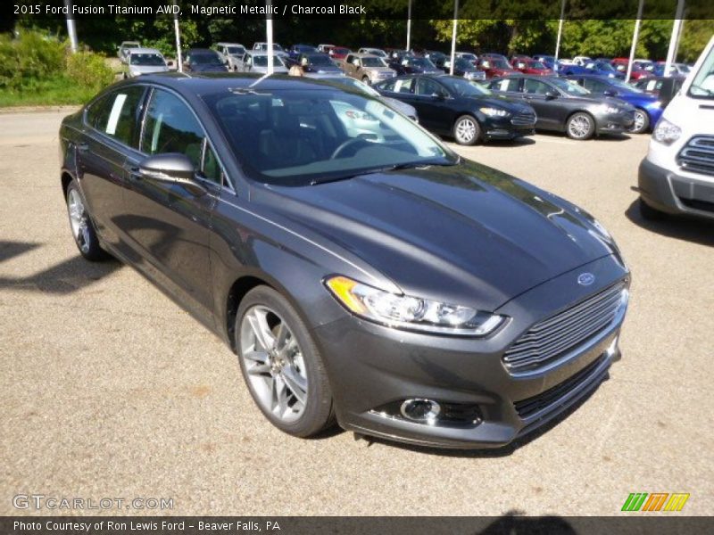 Front 3/4 View of 2015 Fusion Titanium AWD
