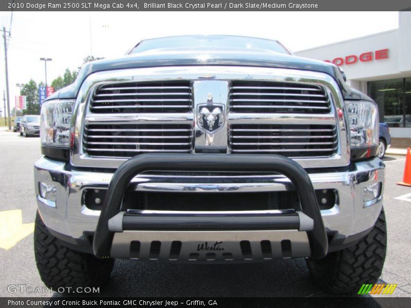 Brilliant Black Crystal Pearl / Dark Slate/Medium Graystone 2010 Dodge Ram 2500 SLT Mega Cab 4x4